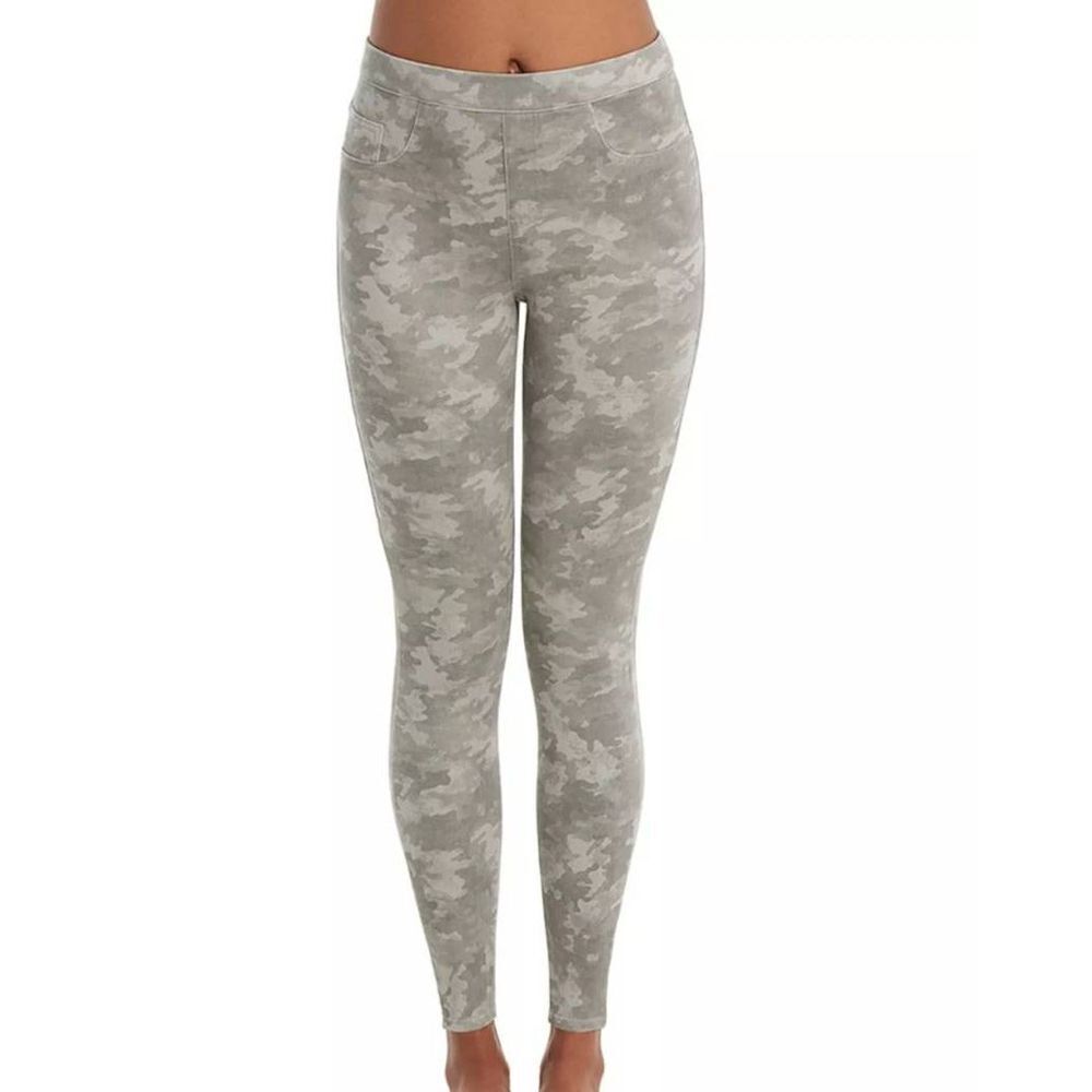 NWT SPANX Stone Wash Camo Ankle Jean-ish Leggings sz Small